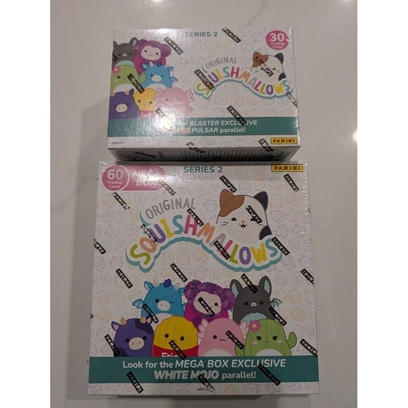 Panini Other - Panini Squishmallows Series 2 Lot 60 Ct. Mega Box and 30ct Blaster Box Sealed